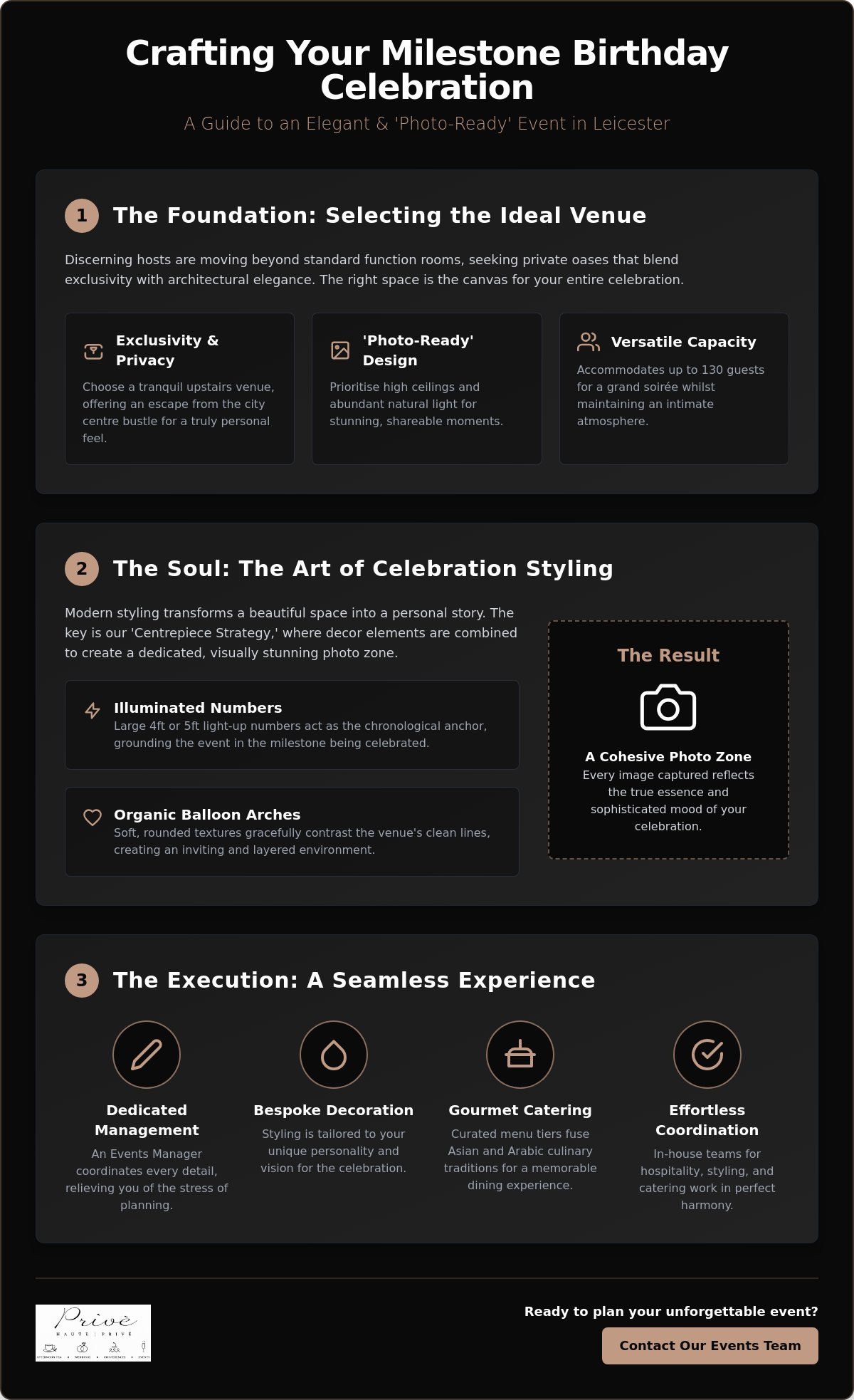 Birthday Party Venue Leicester: Curating a Sophisticated Milestone Celebration